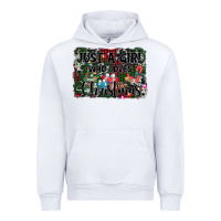 White just a girl who loves christmas Urban Hoodie - AdoDesignShop