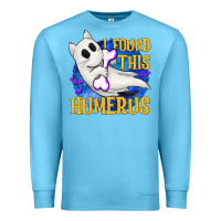 Ocean Blue I Found This Humerus Premium Sweatshirt - texasbilliewilder