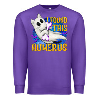 Purple I Found This Humerus Premium Sweatshirt - texasbilliewilder