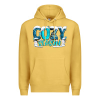 Antique Gold cozy season with snowman ado Premium Hoodie - AdoDesignShop