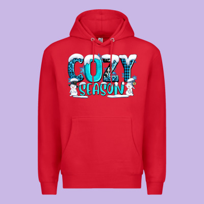 Cozy Season With Snowman Ado Premium Hoodie Designed By Adodesignshop