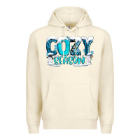 Sandshell cozy season with snowman ado Premium Hoodie - AdoDesignShop