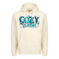 Tofu cozy season with snowman ado Premium Hoodie - AdoDesignShop