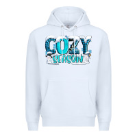 White cozy season with snowman ado Premium Hoodie - AdoDesignShop