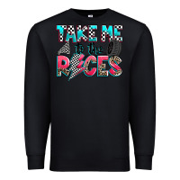 Black take me to the races Premium Sweatshirt - Zillion Design Studio