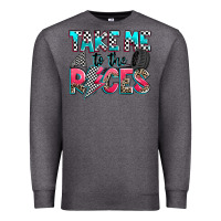 Charcoal Heather take me to the races Premium Sweatshirt - Zillion Design Studio