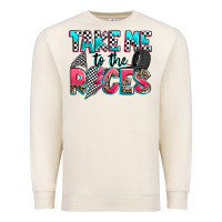 Sandshell take me to the races Premium Sweatshirt - Zillion Design Studio