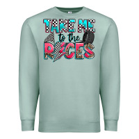Seafoam take me to the races Premium Sweatshirt - Zillion Design Studio