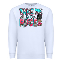 White take me to the races Premium Sweatshirt - Zillion Design Studio