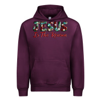 Mauve Wine jesus is the reason Urban Hoodie - AdoDesignShop