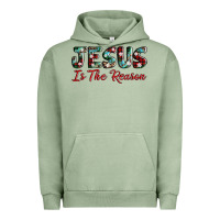 Pigment Oil Green jesus is the reason Urban Hoodie - AdoDesignShop