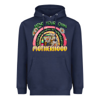 Navy mind your own motherhood Heavyweight Hoodie - Zillion Design Studio