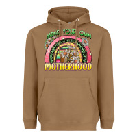 Toasted Coconut mind your own motherhood Heavyweight Hoodie - Zillion Design Studio