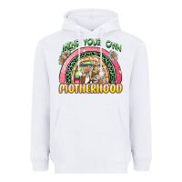 White mind your own motherhood Heavyweight Hoodie - Zillion Design Studio