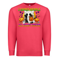 Cardinal I Ghost People All Ready Round Premium Sweatshirt - texasbilliewilder
