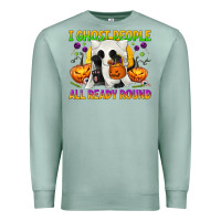 Seafoam I Ghost People All Ready Round Premium Sweatshirt - texasbilliewilder