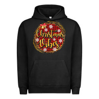 Pigment Black christmas vibes Urban Hoodie - AdoDesignShop