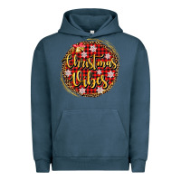 Pigment Midnight Navy christmas vibes Urban Hoodie - AdoDesignShop