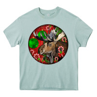 Arona moose buck deer christmas Heavy Core Tee - LillyAllenDesigns