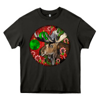 Asphalt moose buck deer christmas Heavy Core Tee - LillyAllenDesigns