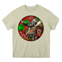 Mossy moose buck deer christmas Heavy Core Tee - LillyAllenDesigns