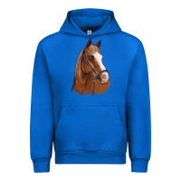 Cobalt horse portrait Urban Hoodie - Artiststas