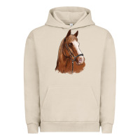Pigment French Oak horse portrait Urban Hoodie - Artiststas