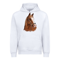 White horse portrait Urban Hoodie - Artiststas