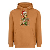 Meerkat Christmas Skeleton Heavyweight Hoodie - RanaPortraitStore