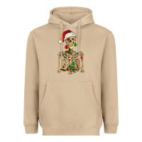 Mushroom Christmas Skeleton Heavyweight Hoodie - RanaPortraitStore