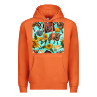 Carrot farm seamless pattern Premium Hoodie - BundleAndBundleShop
