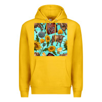 Lemon farm seamless pattern Premium Hoodie - BundleAndBundleShop