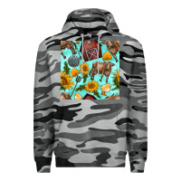 Slate Camo farm seamless pattern Premium Hoodie - BundleAndBundleShop