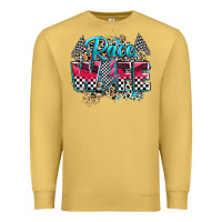 Antique Gold race wife Premium Sweatshirt - Zillion Design Studio