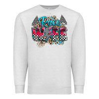 Oatmeal Heather race wife Premium Sweatshirt - Zillion Design Studio