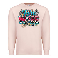 Pale Pink race wife Premium Sweatshirt - Zillion Design Studio