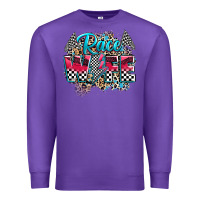 Purple race wife Premium Sweatshirt - Zillion Design Studio