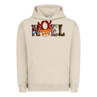 Pigment French Oak noel reindeer Urban Hoodie - AdoDesignShop