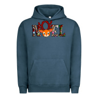 Pigment Midnight Navy noel reindeer Urban Hoodie - AdoDesignShop