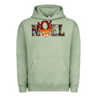 Pigment Oil Green noel reindeer Urban Hoodie - AdoDesignShop