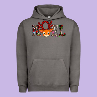 Noel Reindeer Urban Hoodie Designed By Adodesignshop