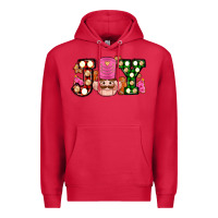 Cardinal Christmas joy snacks and nutcracker cookies ado Premium Hoodie - AdoDesignShop