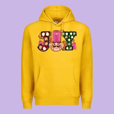 Christmas Joy Snacks And Nutcracker Cookies Ado Premium Hoodie Designed By Adodesignshop