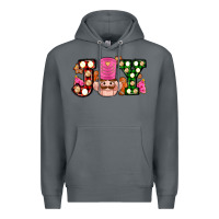 Rock Christmas joy snacks and nutcracker cookies ado Premium Hoodie - AdoDesignShop
