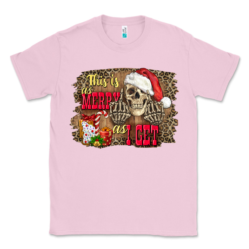 This Is As Merry As I Get Skull Classic Tee by FaDigitalArtStudio | Teevron