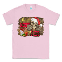Bubblegum Pink this is as merry as i get skull Classic Tee - FaDigitalArtStudio