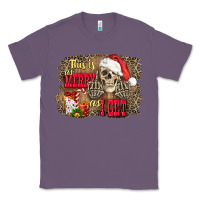 Lavender this is as merry as i get skull Classic Tee - FaDigitalArtStudio