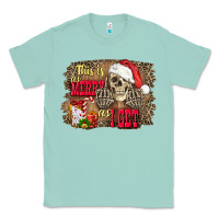 Seafoam this is as merry as i get skull Classic Tee - FaDigitalArtStudio