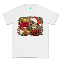 White this is as merry as i get skull Classic Tee - FaDigitalArtStudio