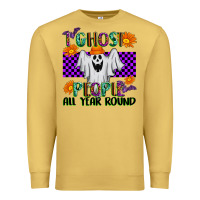 Antique Gold I Ghost People All Year Round Premium Sweatshirt - texasbilliewilder